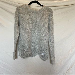 Grey detailed sweater